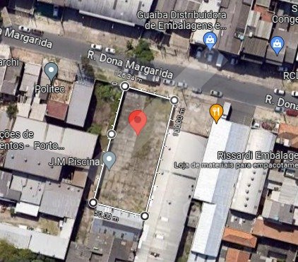 Terreno com 900m², no bairro Navegantes em Porto Alegre para Alugar