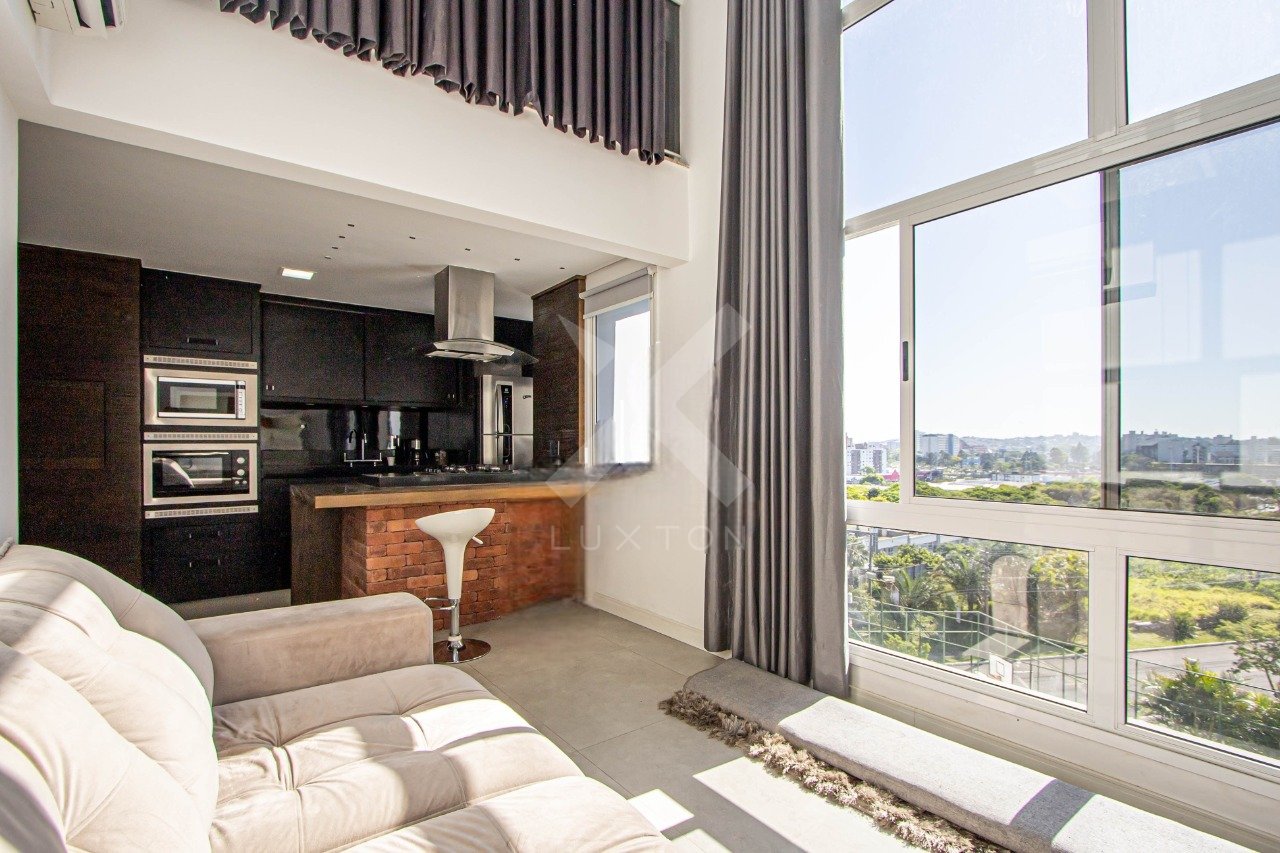 Loft Duplex com 63m², 1 dormitório, 1 suíte, 1 vaga, no bairro Jardim do Salso em Porto Alegre para Alugar